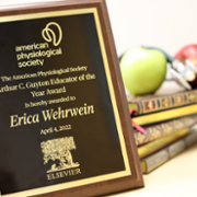 Erica Wehrwein Named Distinguished Educator of the Year
